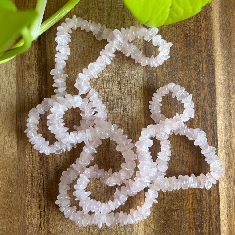 ☀️Pink Quartz Beaded Necklace